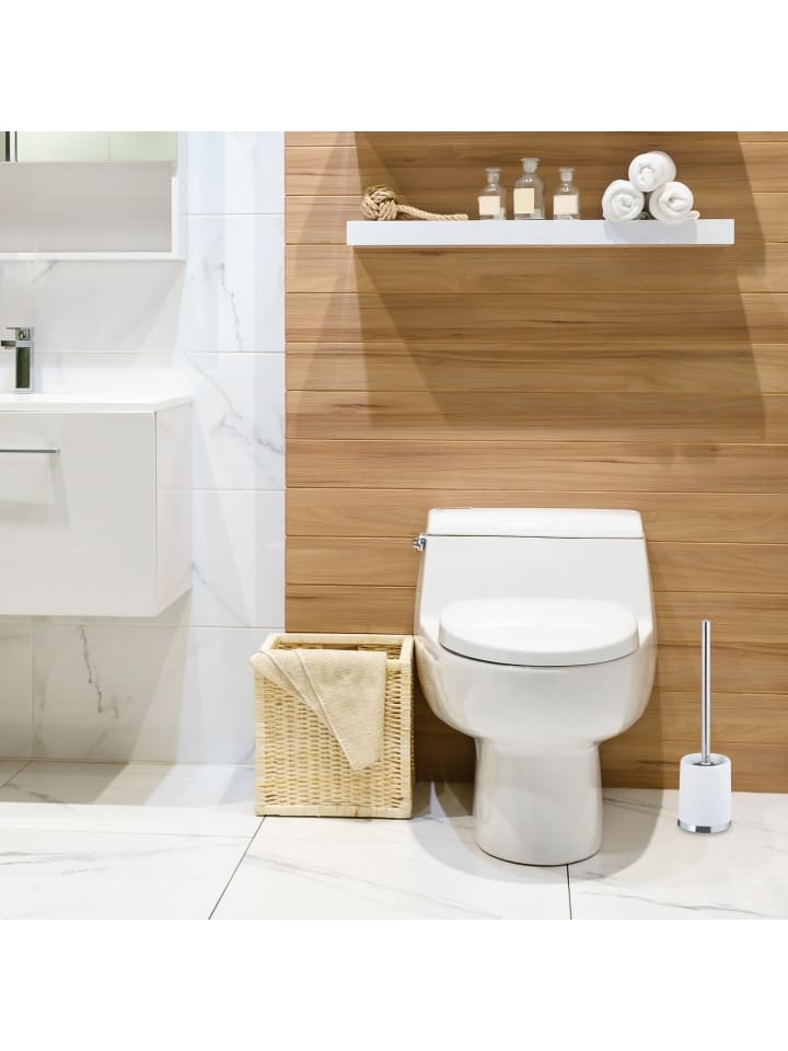 relaxdays 2x WC-Garnitur in Weiß günstig kaufen onesize