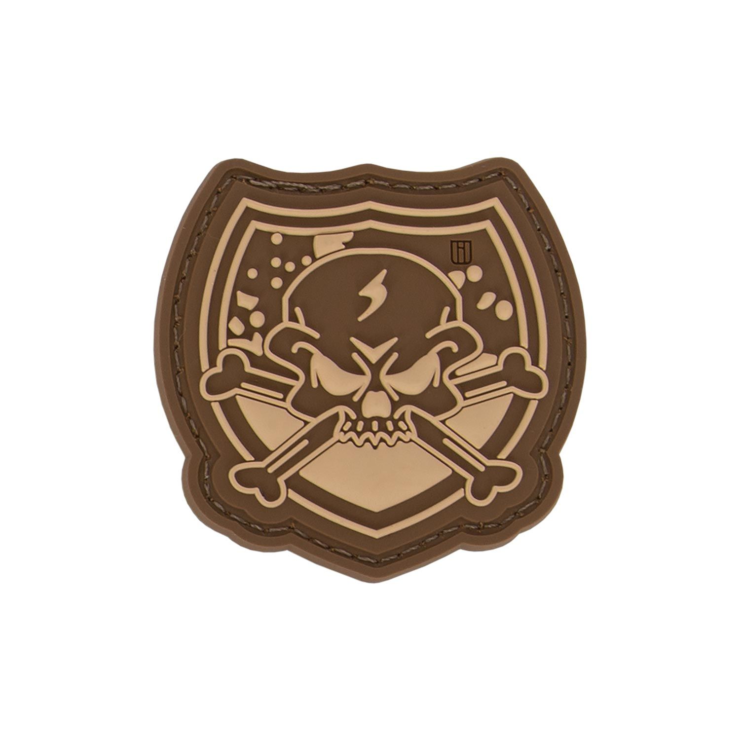 Rubber Patch Skull and Crossbones