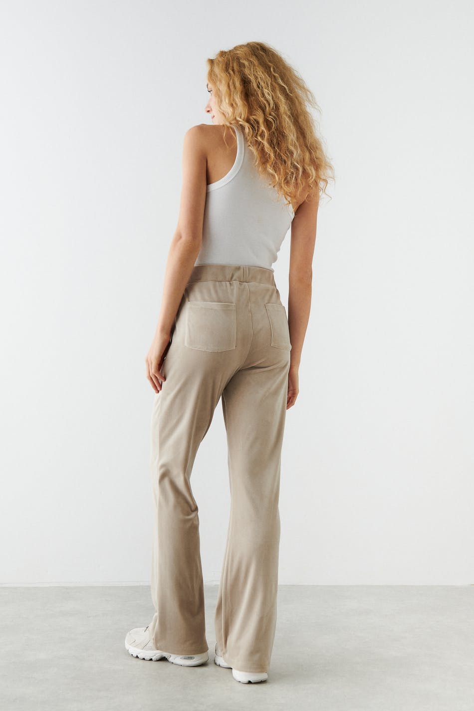 Velour trousers
