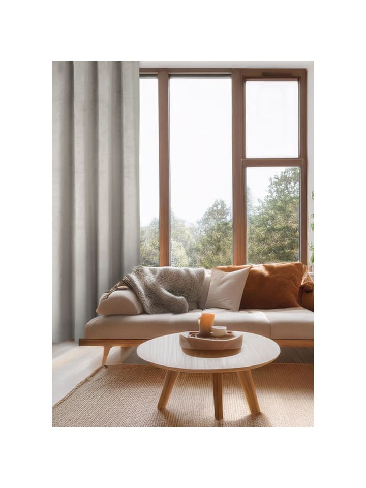 Tom Tailor TT Ösenvorhang VelvetSignature 140 x 250 cm in Grau günstig kaufen 140 x 250 cm