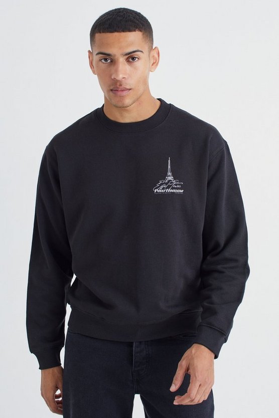 Oversize Sweatshirt mit Print