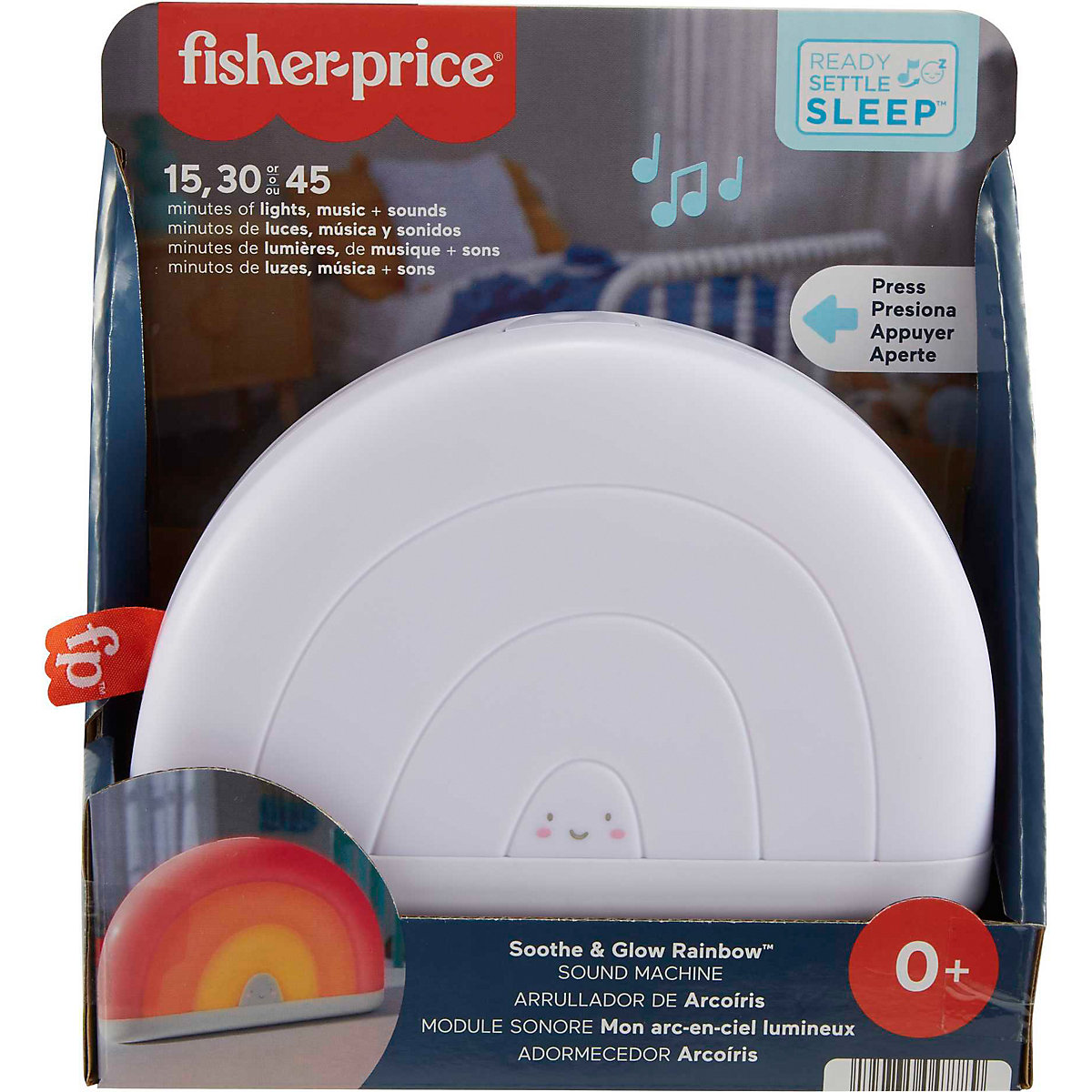 Fisher-Price Sonnenuntergang Nachtlicht & Spieluhr mit Musik und Lichtern