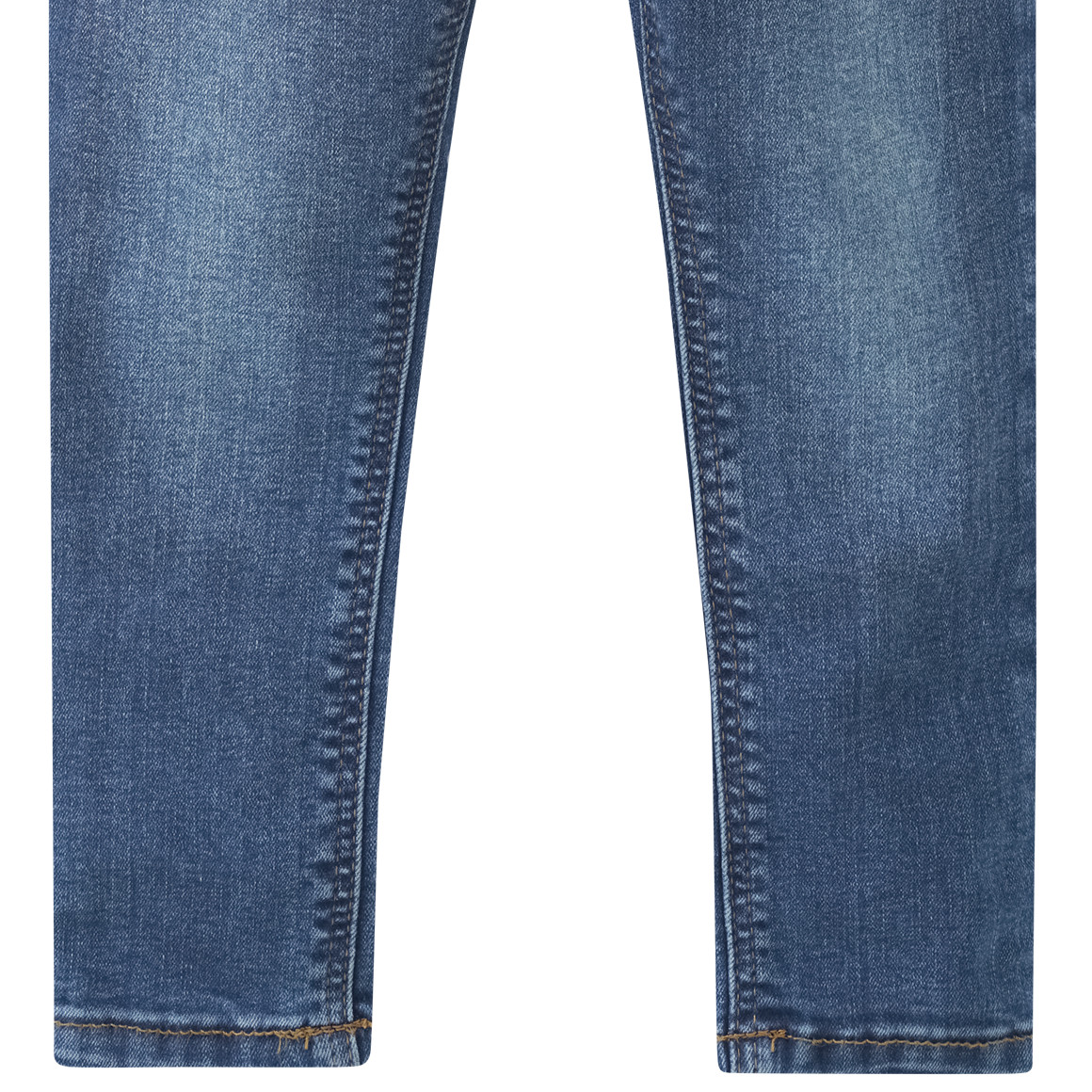 Mädchen Slim-Jeans mit verstellbarem Bund