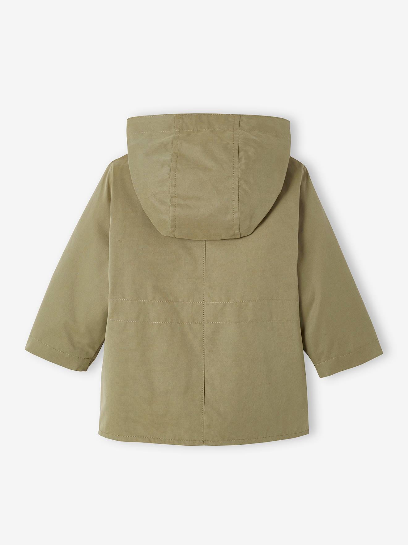 Vertbaudet 3-in-1 Baby Jacke mit Recyclingmaterial - khaki