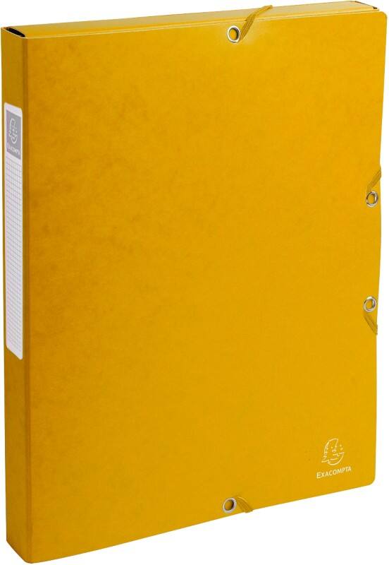 Exacompta Archivboxen 50309E DIN A4 Gelb Manila Karton 25 x 33 cm 8 Stück