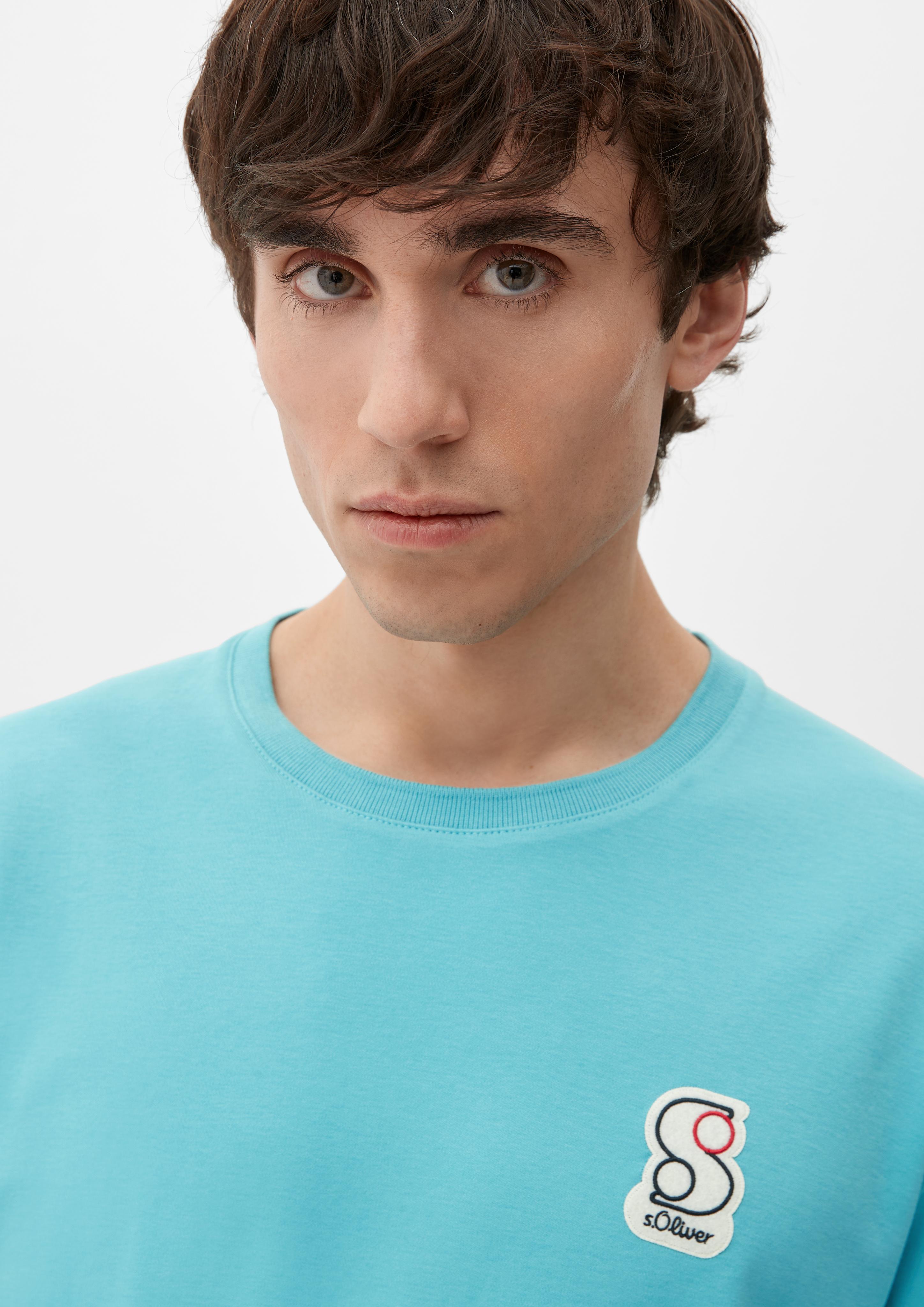 T-Shirt mit Labelpatch  2129841-6120