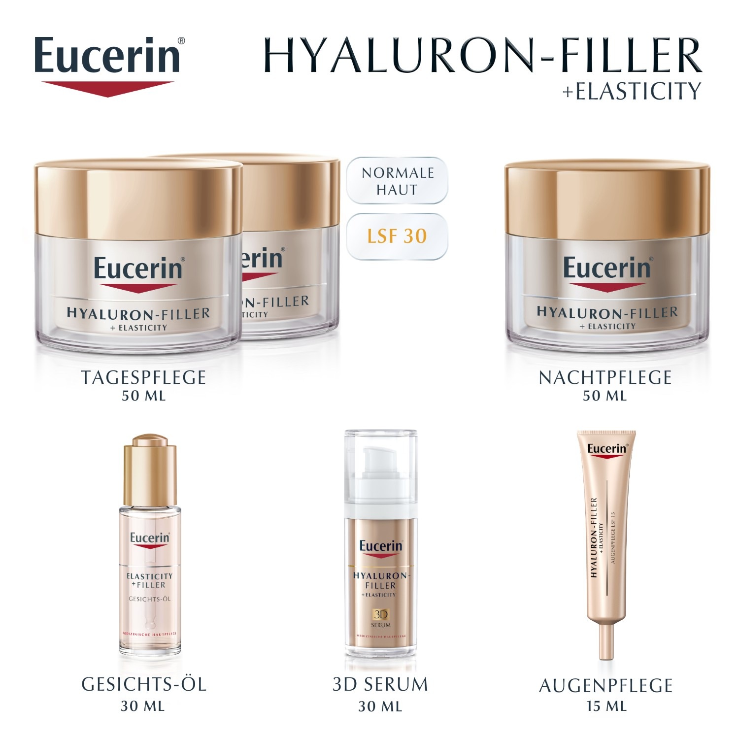 Hyaluron-Filler + Elasticity Tagespflege