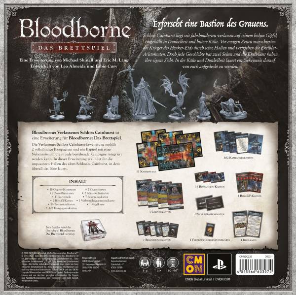 Bloodborne: Das Brettspiel - Verlassenes Schloss Cainhurst (Erw.)