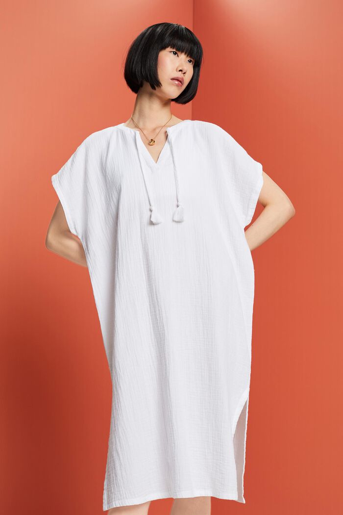 Tunika-Strandkleid, 100% Baumwolle