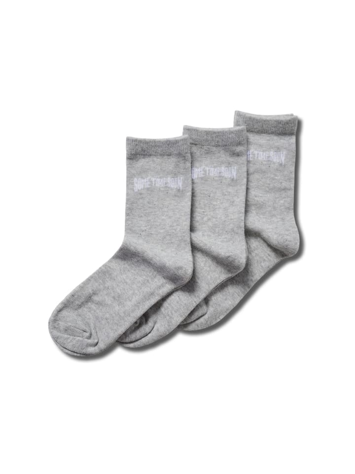 Sometime Soon Sometime Soon Low Socken Stsvarsity Kinder in LIGHT GREY MELANGE günstig kaufen