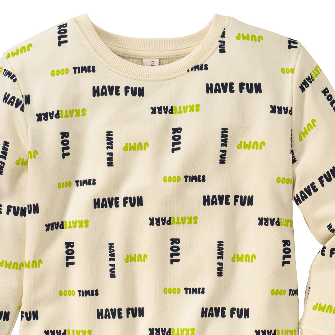 Jungen Sweatshirt mit Schriftzügen