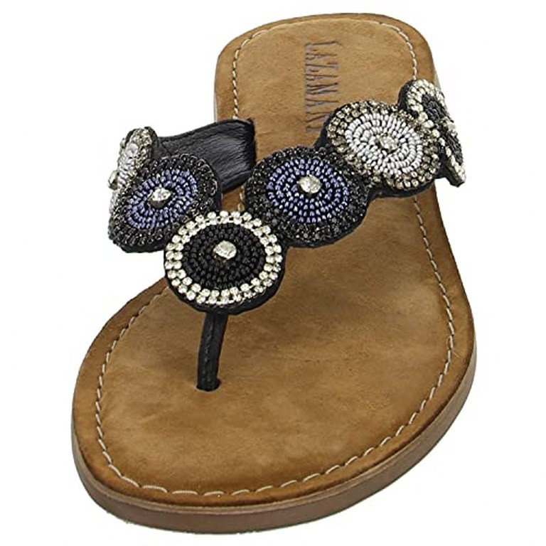 LAZAMANI Klassische Sandalen schwarz