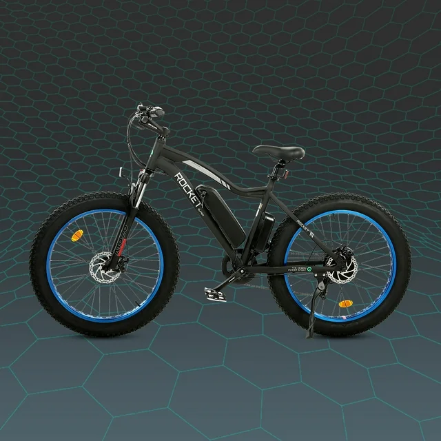 Ecotric 26 Inch Fat Tire Electric Bicycle Powerful 500 W Motor 36 V/12.5 Ah Removable Lithium Battery Beach Snow Shock Absorption Mountain for Adults