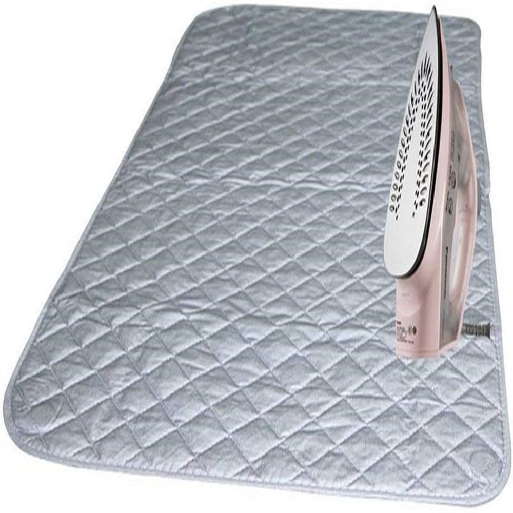 Runxizhou Bügelbrett Dampf Bügeldecke aus Baumwolle Premium Bügelmatte 48 * 85 cm