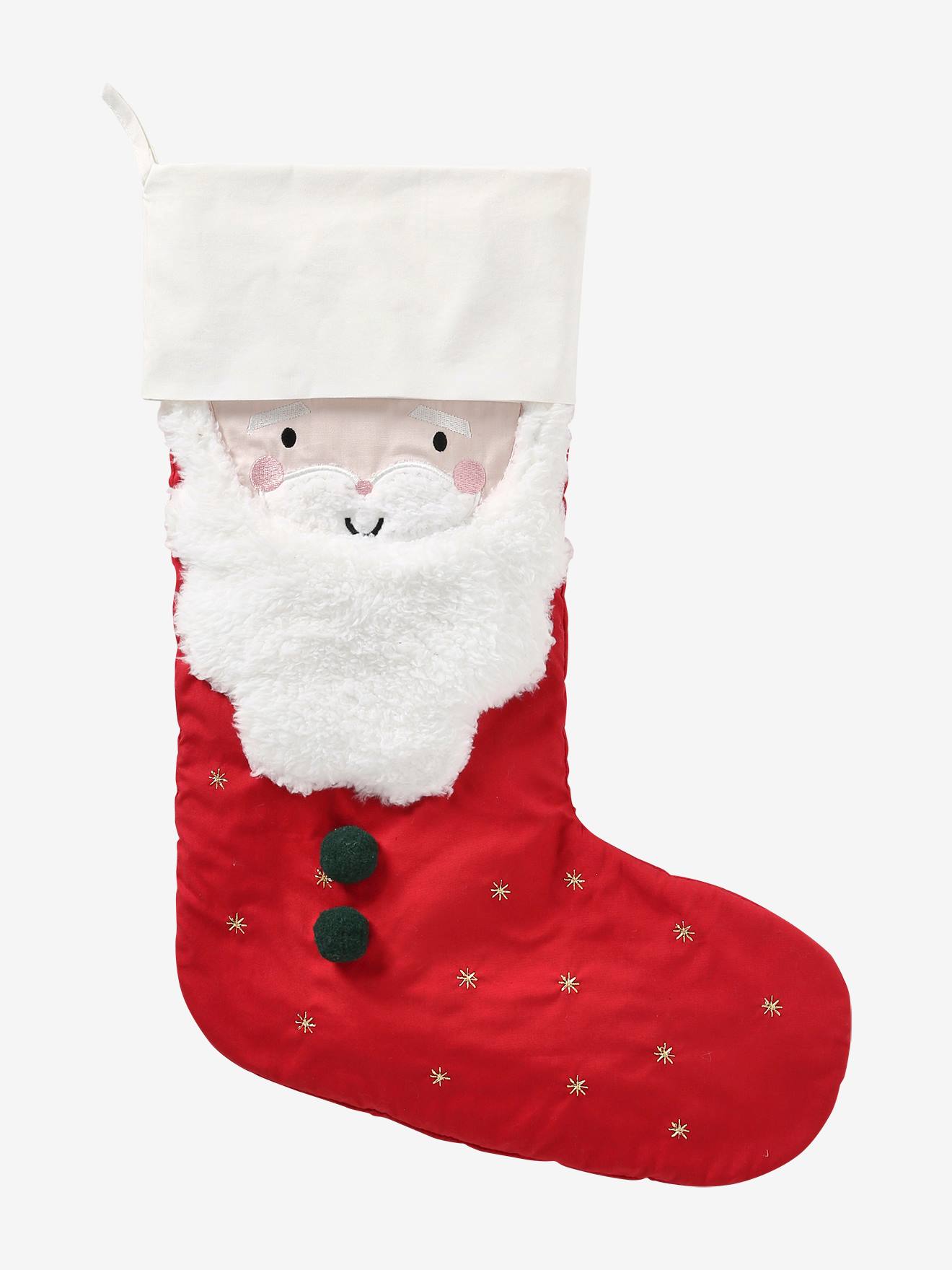 Chaussette de Noël personnalisable Père Noël rouge