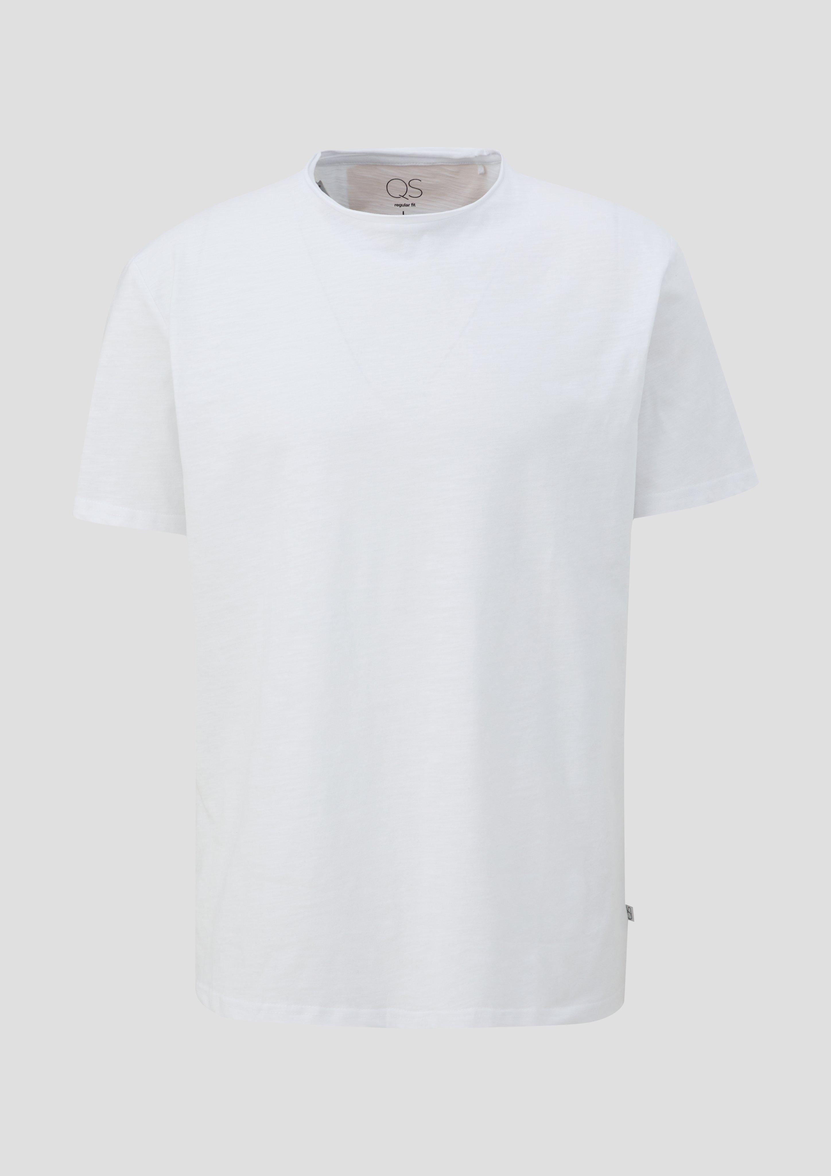 Baumwollshirt mit Flammgarn-Struktur  2141633-0100
