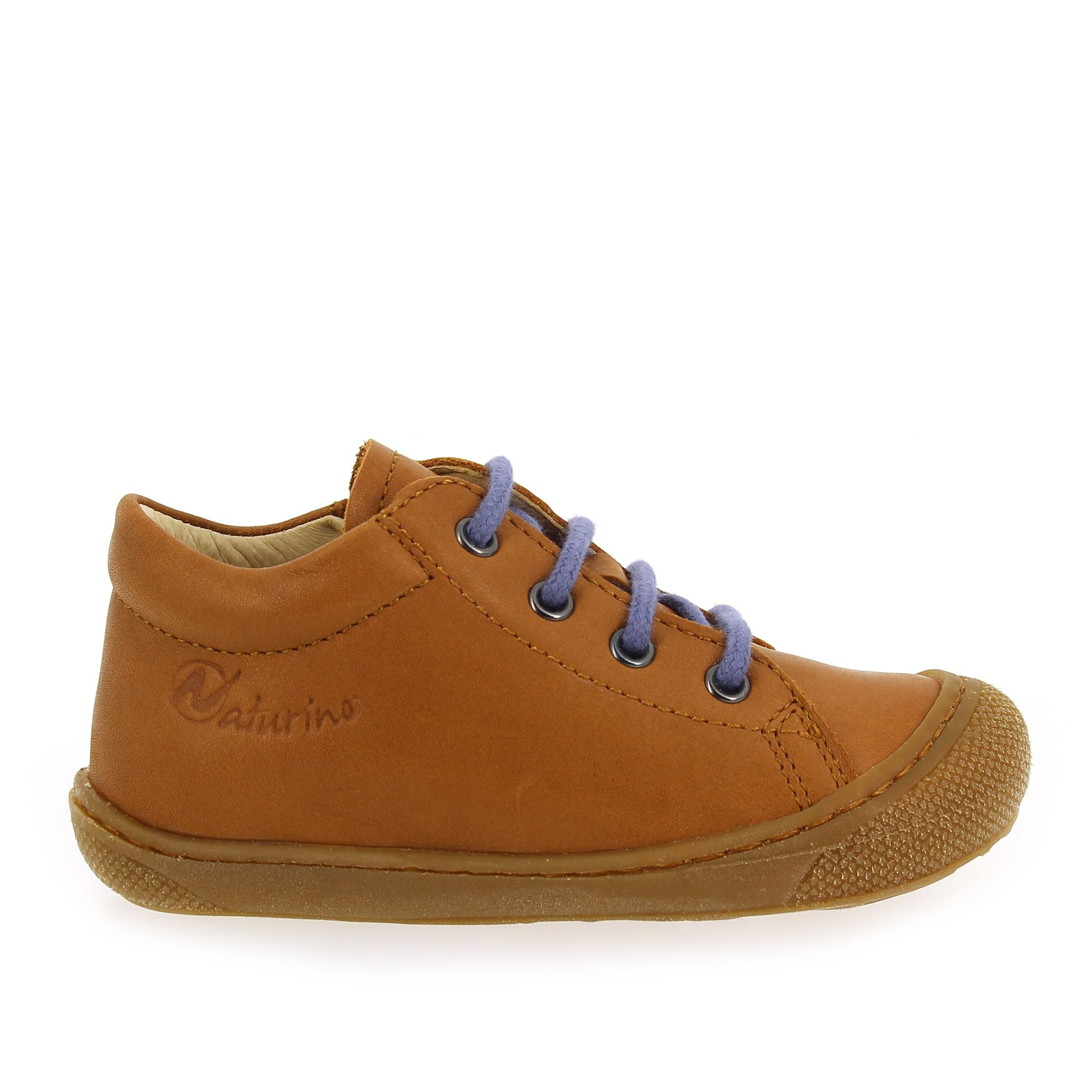 Naturino  COCOON ZIP NAPPA BOY - Cognac
