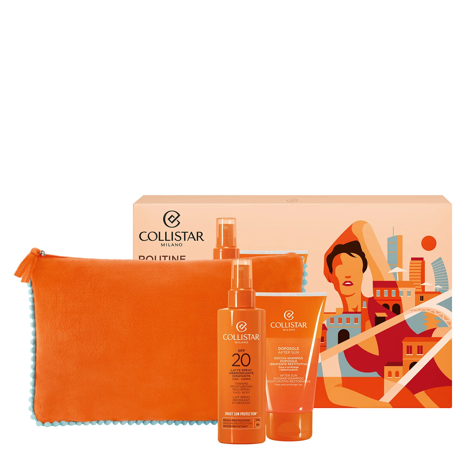 Barnítókészlet Hidratáló Spray Tejes Barnító SPF20 - Napozókészlet, Napozókészlet
