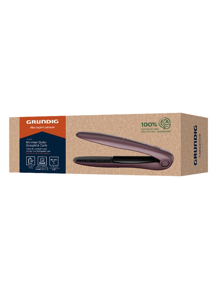 GRUNDIG Kabelloser Haarglätter in Lila günstig kaufen onesize