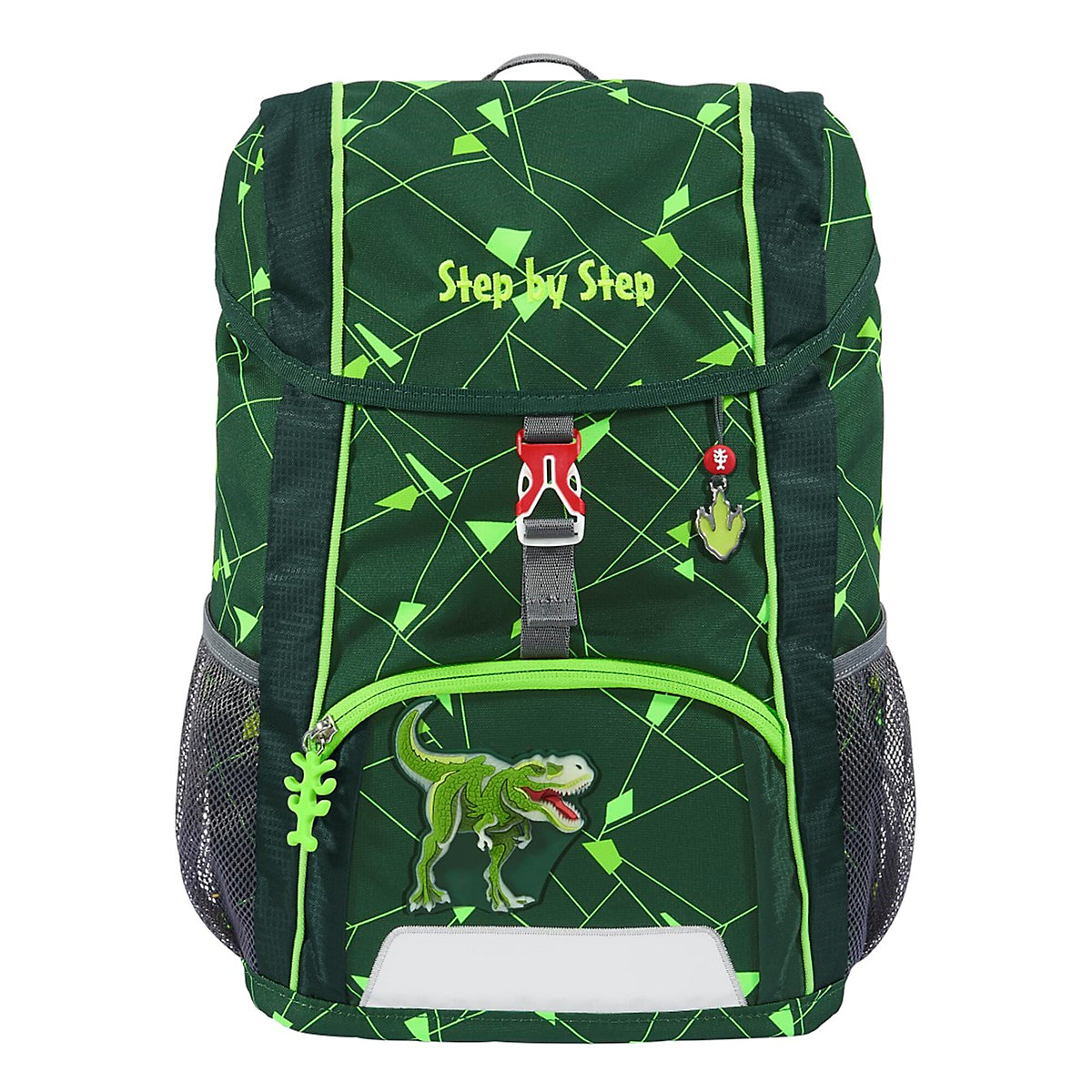 Kinderrucksack KID SHINE Dino Night Tyro, inkl. Sitzkissen & MAGIC MAGS
