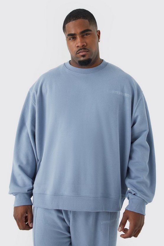 Plus kastiges Oversize Sweatshirt