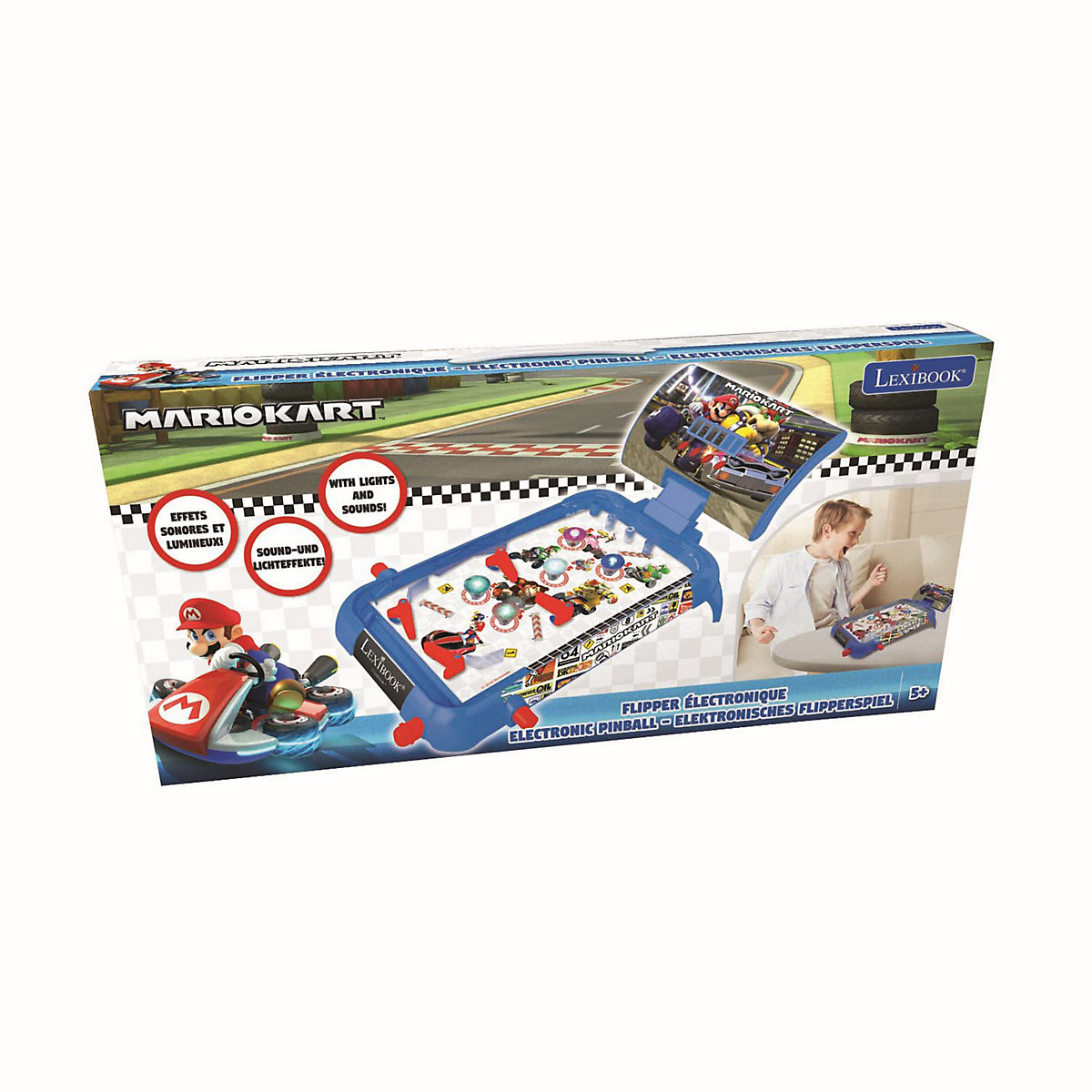 Elektronischer Flipper Mario Kart