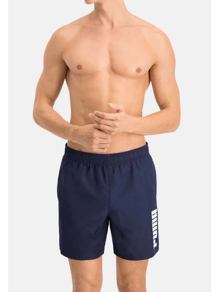 Puma Badehose PUMA SWIM MEN MID SCHORTS in Navy günstig kaufen