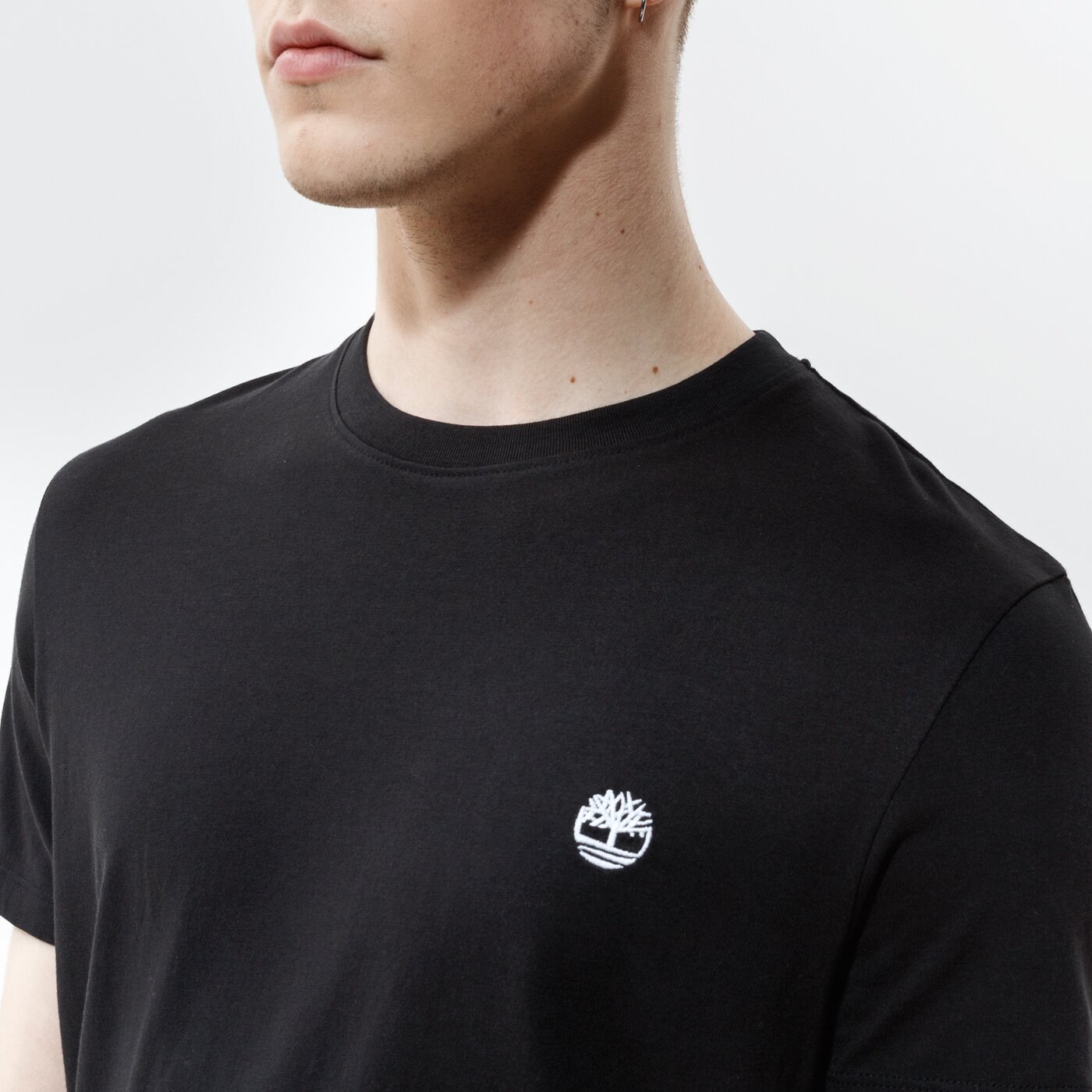 TIMBERLAND T-SHIRT SS DUNSTAN JERSEY CREW TEE SLIM Schwarz