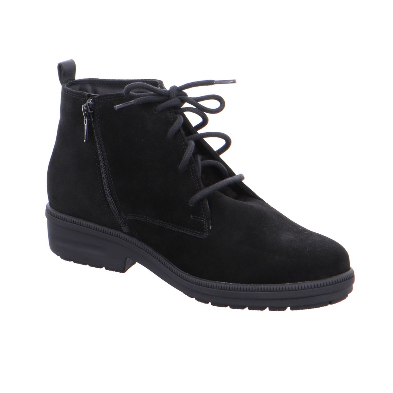 GANTER Schnür-Stiefeletten schwarz