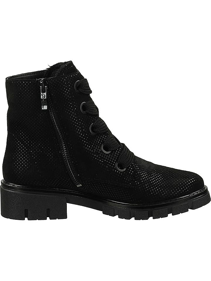 Ara Shoes Leder-Boots in Schwarz günstig kaufen 38