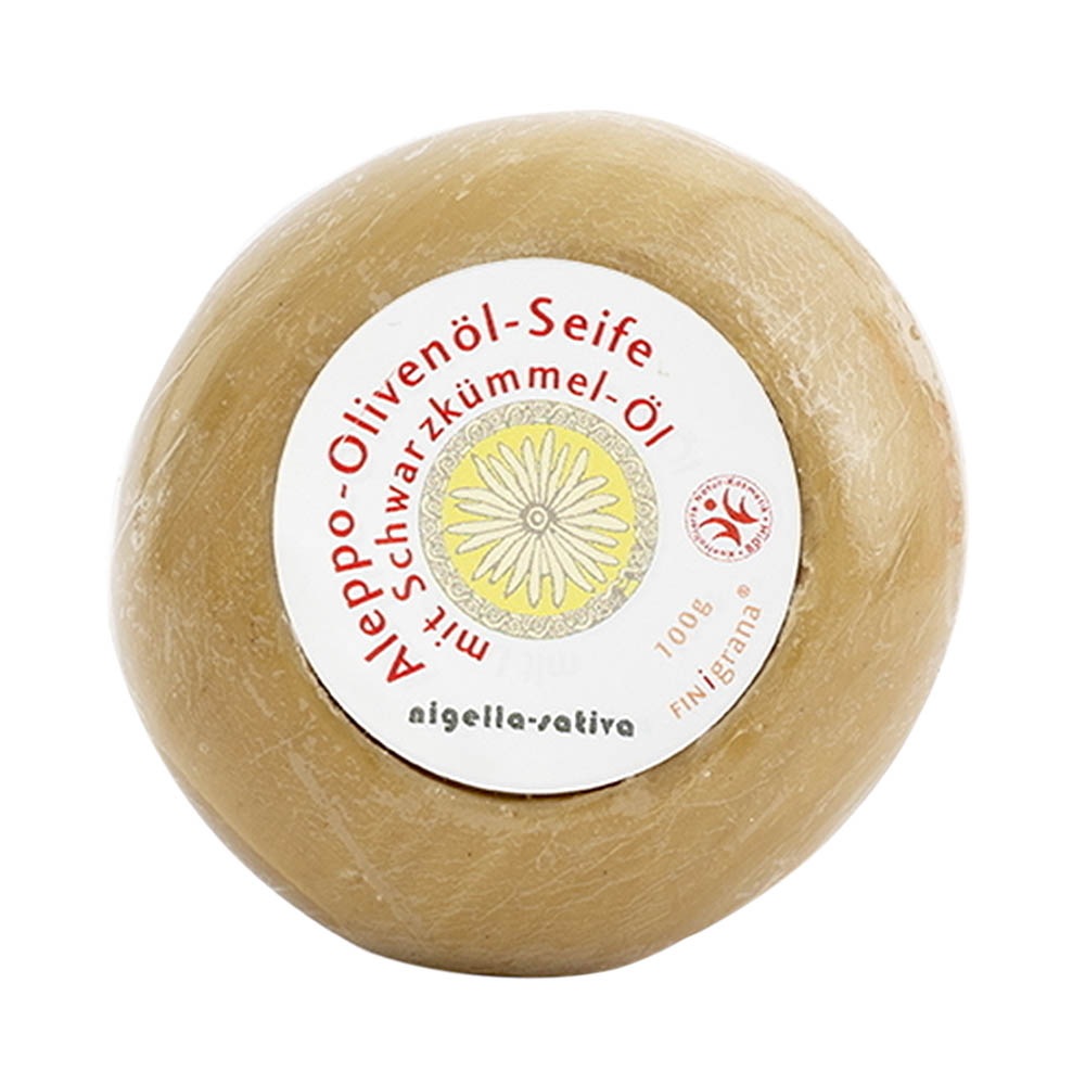 Aleppo Schwarzkümmelöl Seife - Rund 100g