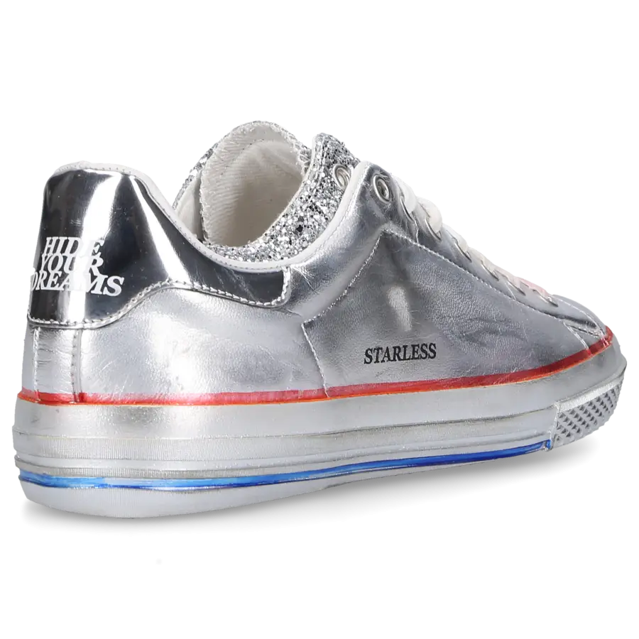 Hidnander - Sneaker low 1F20S Kalbsleder - silber