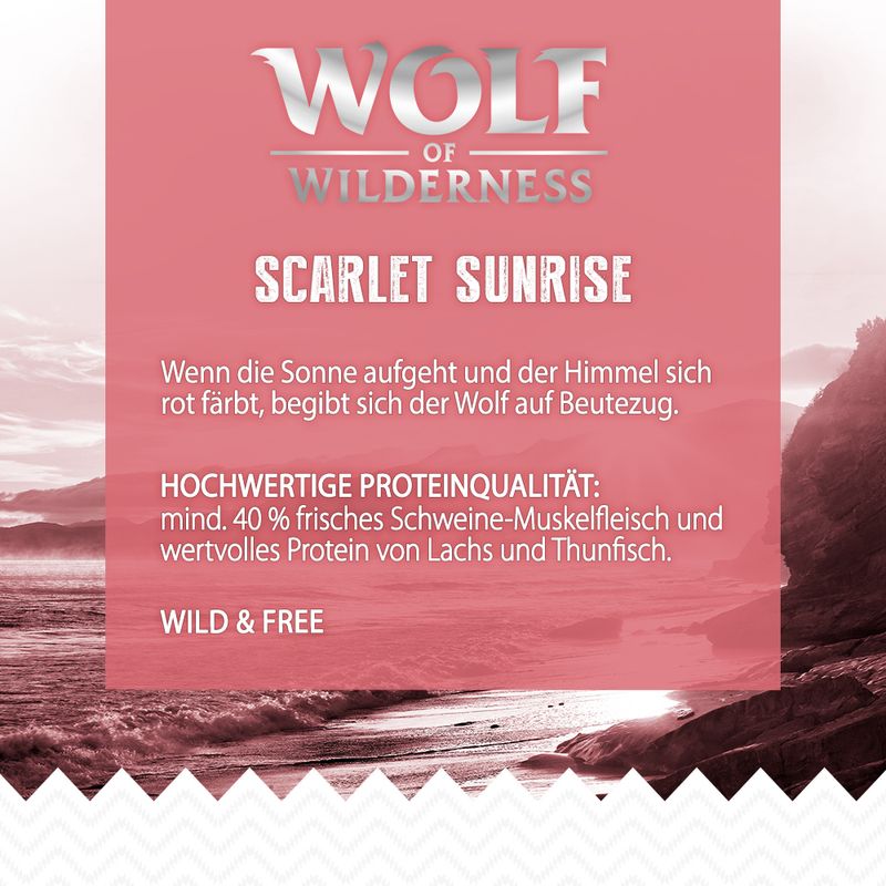 Wolf of Wilderness 'Scarlet Sunrise' - Lachs & Thunfisch
