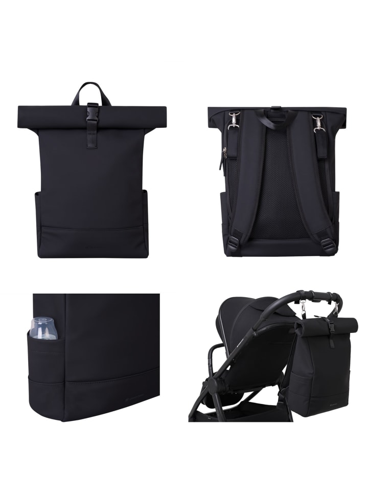 Kikkaboo Wickeltasche Jayden Rucksack in schwarz günstig kaufen onesize
