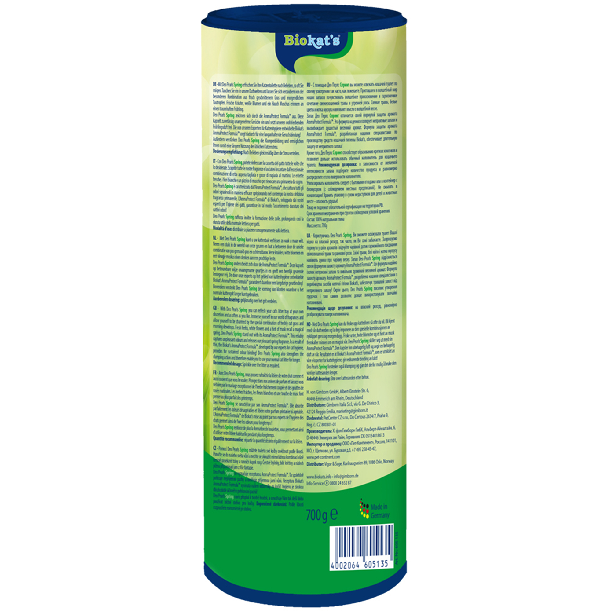 Biokat's Katzenstreu Biokat's Deo Pearls Deodorant Frühling 700 g