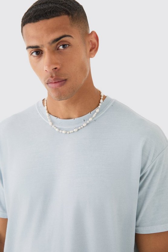 Zerrissenes Oversize T-Shirt