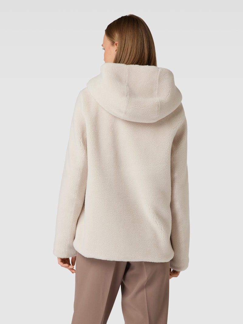 Jacke aus Kunstfell in sand