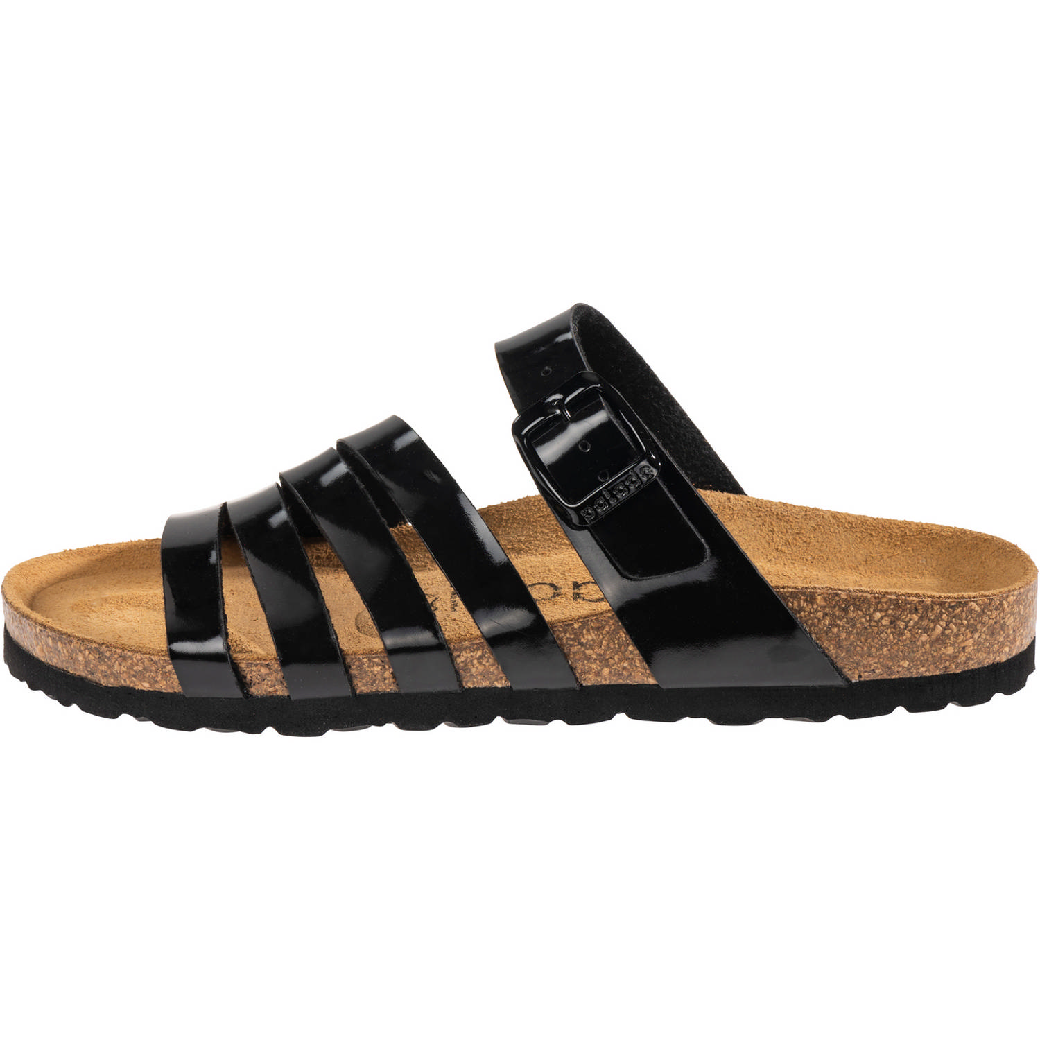 Palado Roma, Pantoletten, Damen, Lack Schwarz