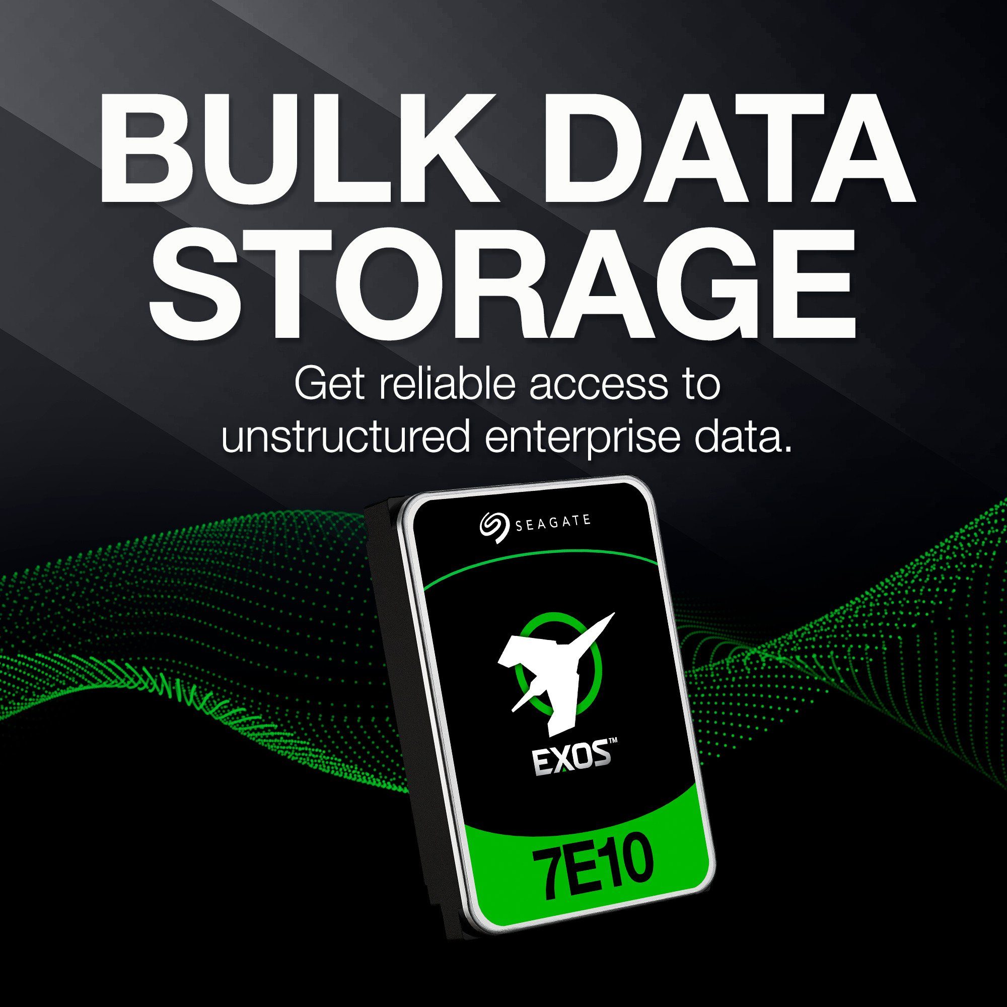 Seagate Seagate Exos 7E10 4 TB, Festplatte, (SATA 6 Gb/s, HDD-Festplatte (4.000 GB) 3,5