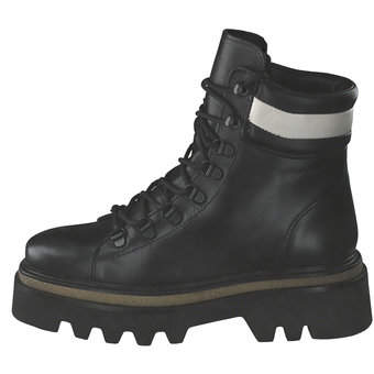 Alpe Woman Schnür Boots in schwarz