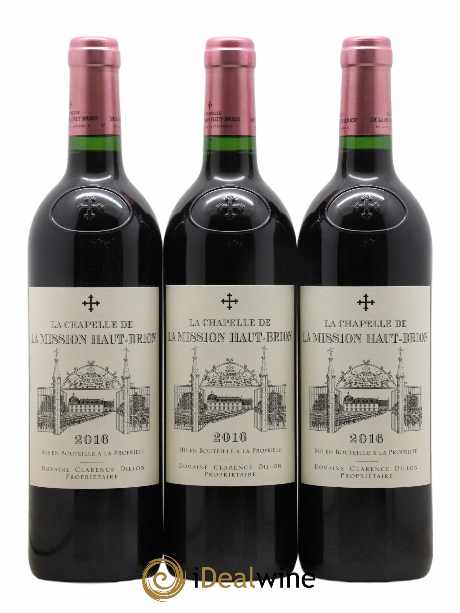 La Chapelle de La Mission Haut-Brion Second Vin  2016 - Lot de 6 Bouteilles