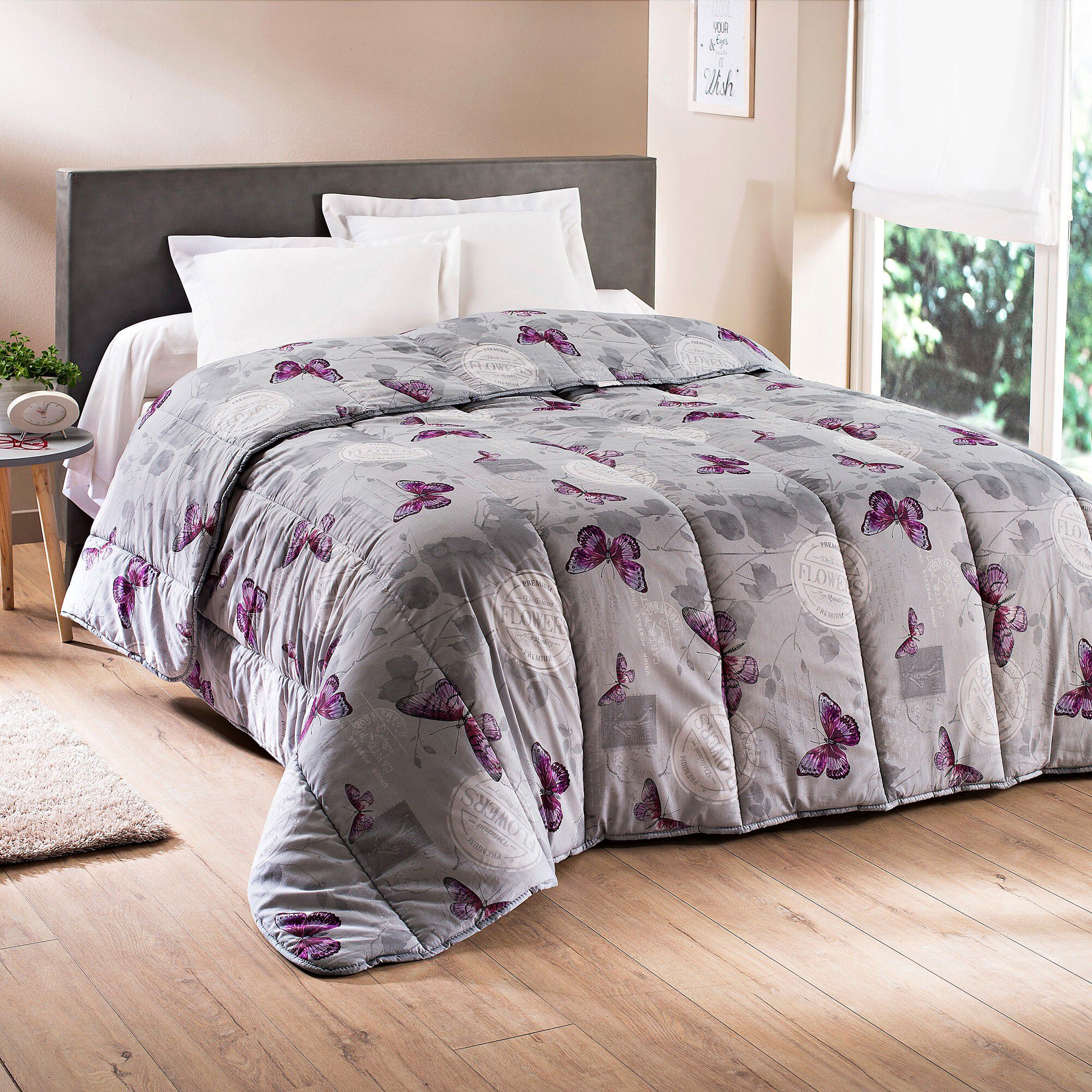 Couette coton imprimé Célestine 400g/m2