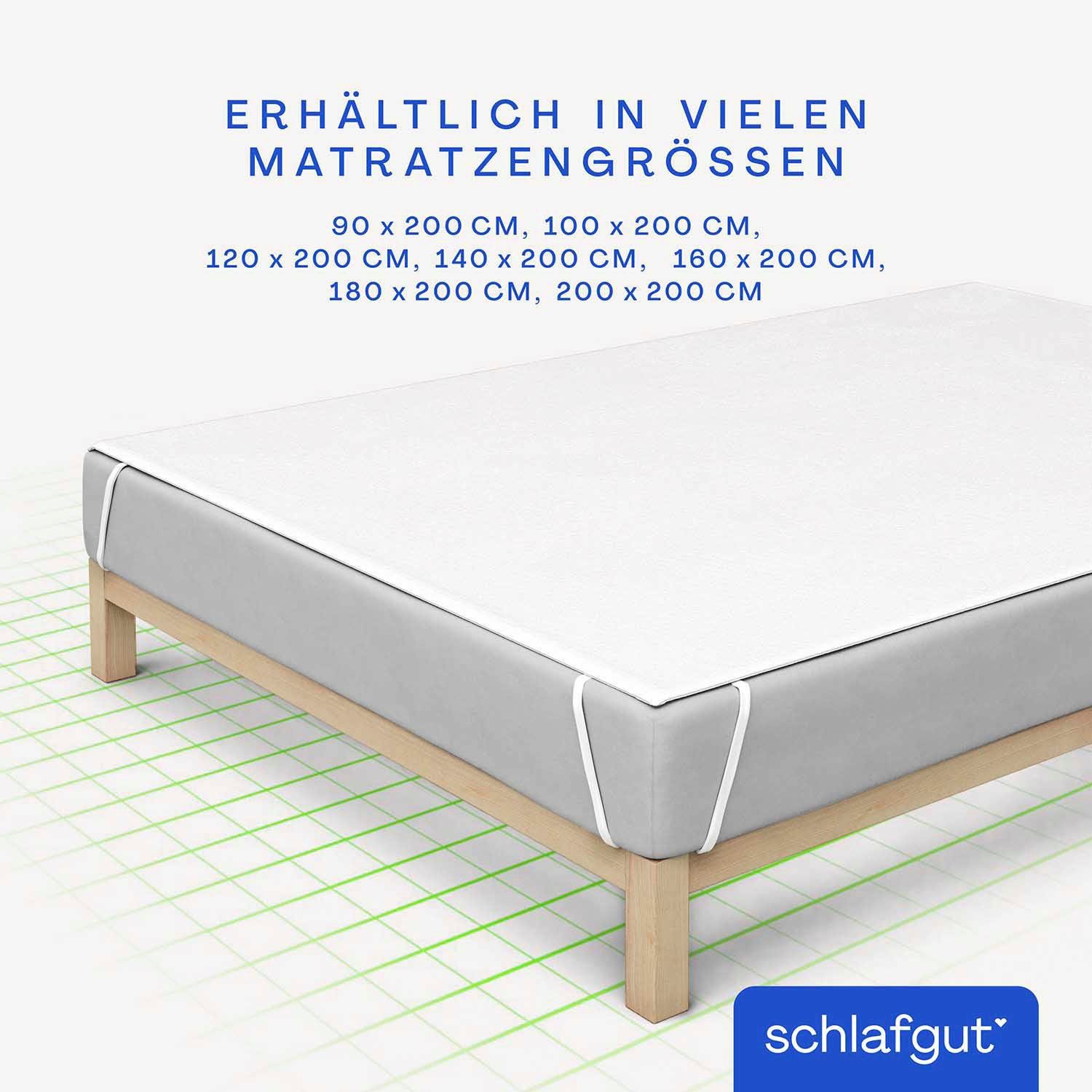 Matratzenauflage Baselayer Matratzenschutz Light Schlafgut, mit Eckgummis
