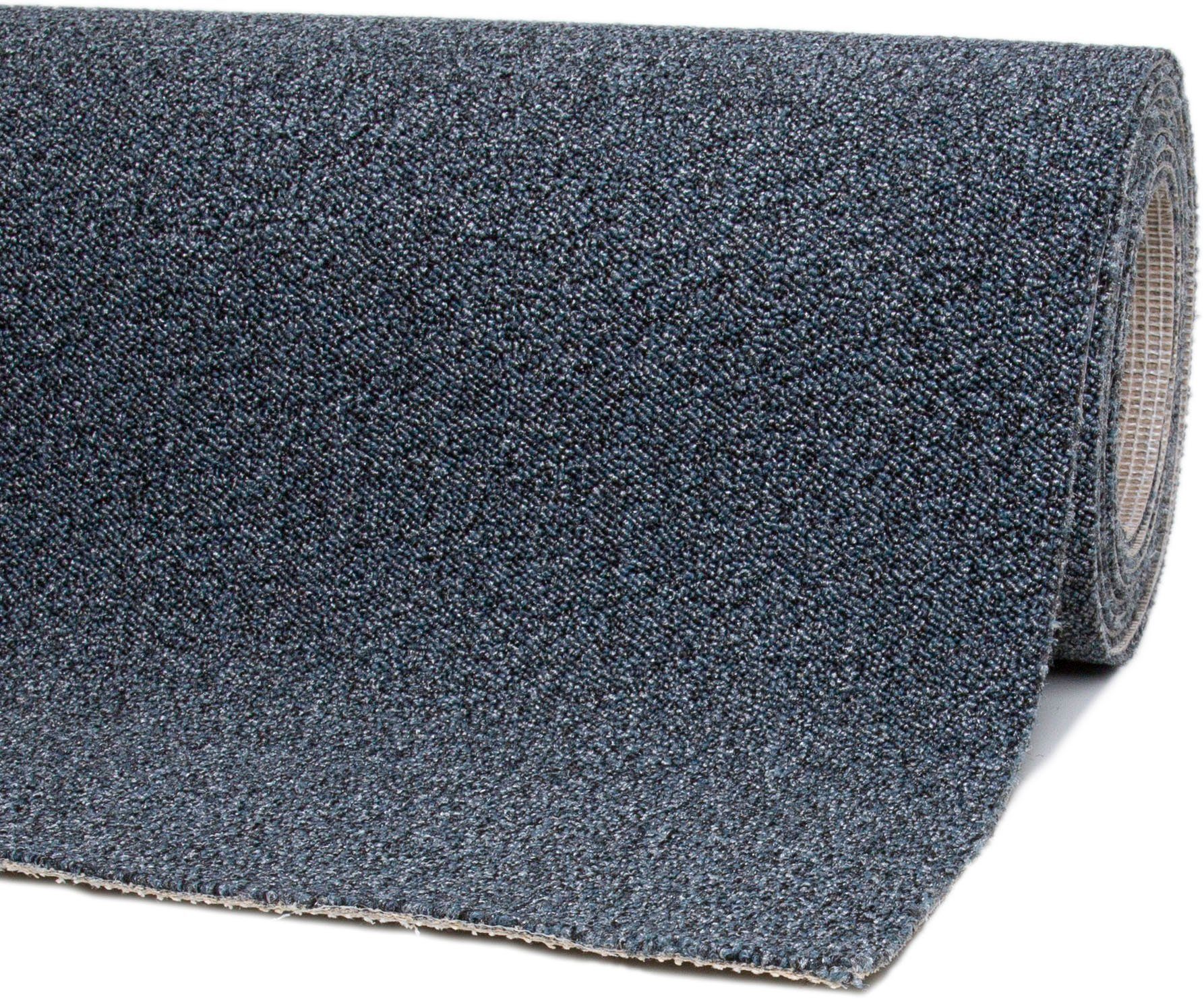 Teppichboden Coupon Schlinge Matz, Andiamo, rechteckig, Höhe: 6 mm, meliert, Breite 400 cm oder 500 cm, strapazierfähig & pflegeleicht