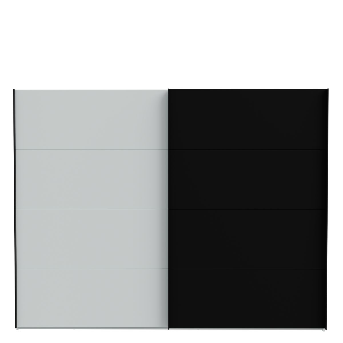 Kleiderschrank High Rock Grau-Schwarz