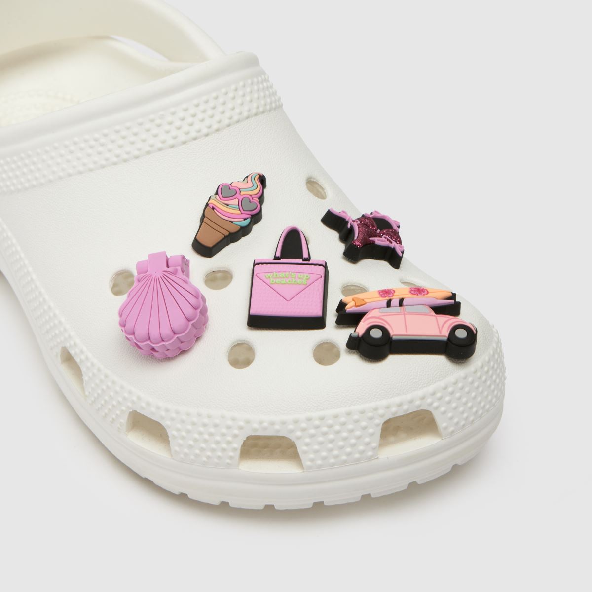 Crocs multi jibbitz tjejstrandsandaler 5-pack