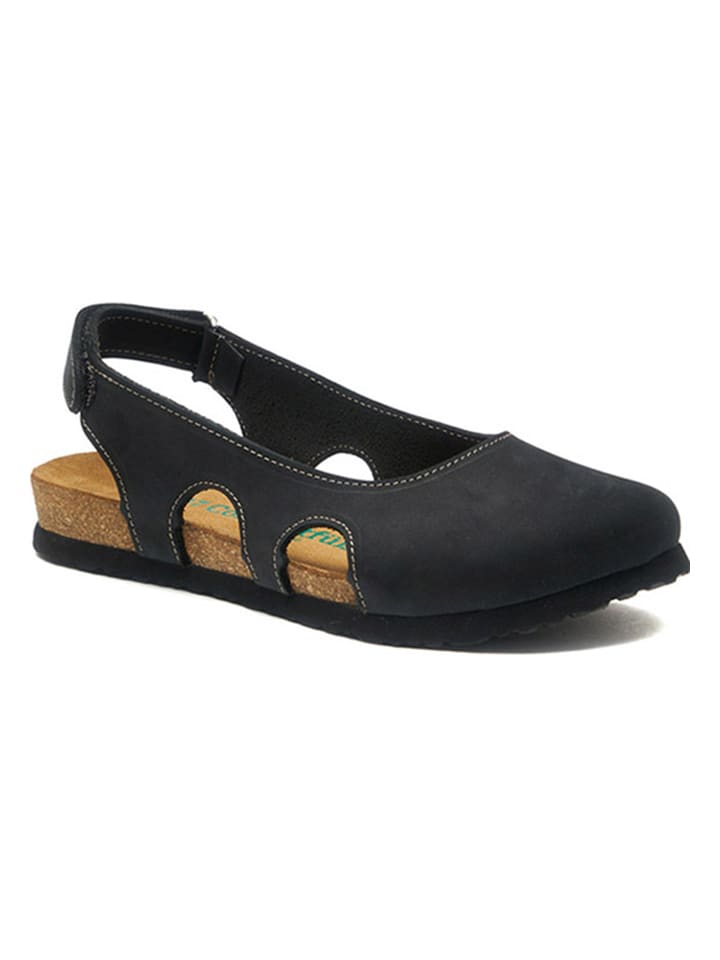 Comfortfusse Leder-Ballerinas in Schwarz günstig kaufen