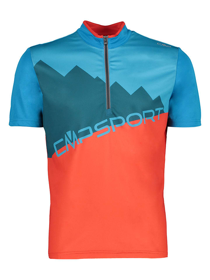 CMP Fahrradtrikot in Orange/ Türkis günstig kaufen
