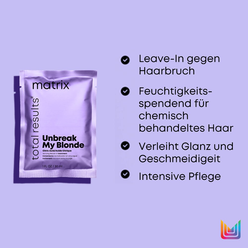 Matrix Pflege Duo für blondiertes Haar + Leave In Mini
