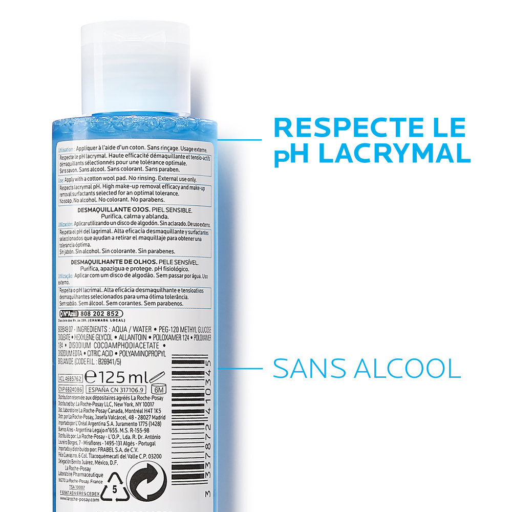 La Roche-Posay Démaquillant Yeux Physiologique Nettoyant & Démaquillant